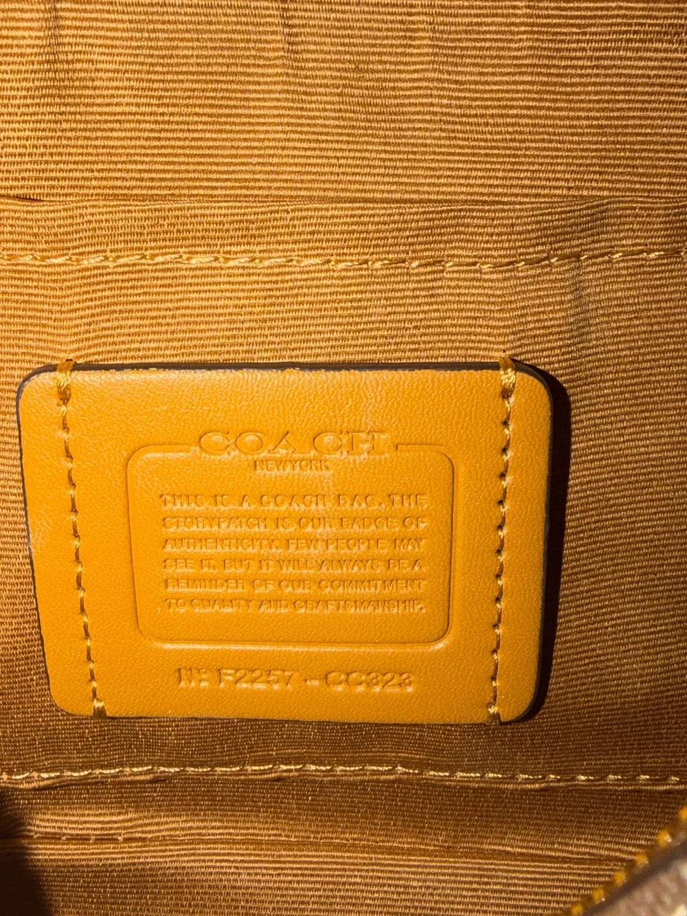 Coach mini shoulder